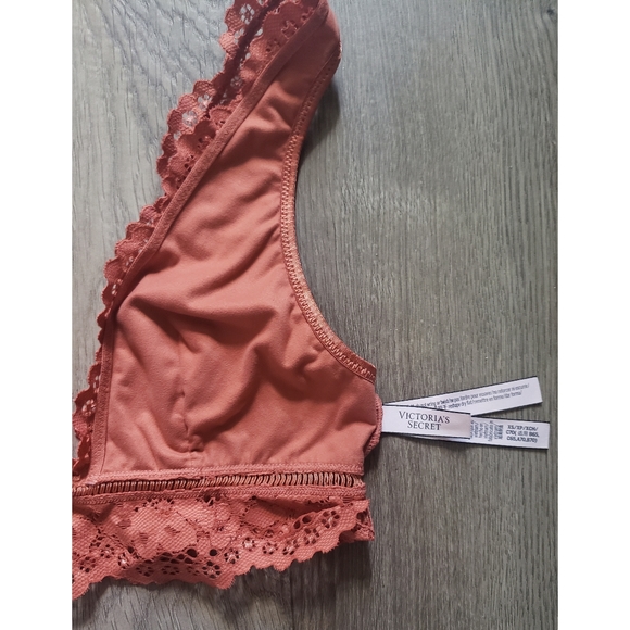 Victoria's Secret Burnt Orange Lace Bralette XS - Picture 4 of 5